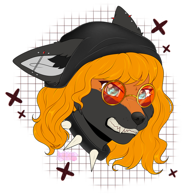 Flat colored style